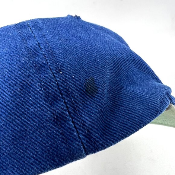 Vintage Nike Youth Baseball Cap Hat Snapback Blue Center Swoosh Made Taiwan 90’s - Picture 5 of 9